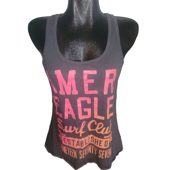 American Eagle Outfitters Gray Tank Top S - Picture 1 of 5